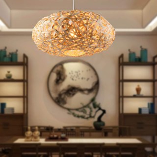rattan nest lampshade